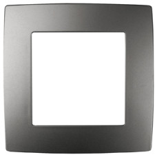 Рамка на 1 пост, Эра12, 12-5001-12 ЭРА графит 20/200