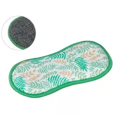 Губка-скраб двухсторонняя 19х9,5см 1шт, микрофибра+абразив /3 Губка-скраб двухсторонняя 19х9,5см 1шт, микрофибра+абразив /3