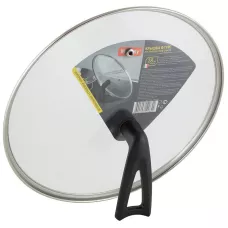 Крышка G-type (закал стекло) с бакелитовой ручкой, 28 см, VETRO-SPECIAL