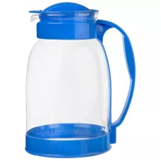 Кувшин BROCCA-2400, объем: 2,4 л, из жаропрочного стекла, с пластик ручкой, синий
