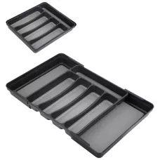 Лоток для столовых приборов FORMA (раздвижной),  33,5*30(53)*5,5 см