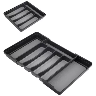 Лоток для столовых приборов FORMA (раздвижной),  33,5*30(53)*5,5 см