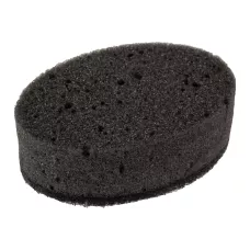 Набор губок для мытья посуды двухслойных овальных KS-07, 5 шт (9.5х6.5х3 см) черный