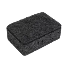 Набор губок для мытья посуды двухслойных прямоугольных KS-08, 5 шт (9.5х6.5х3 см) черный Набор губок для мытья посуды двухслойных прямоугольных KS-08, 5 шт (9.5х6.5х3 см) черный