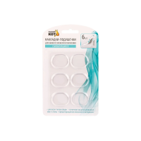 Накладки-подушечки для обуви от мозолей и натирания, самоклеящиеся, в наборе 6 шт