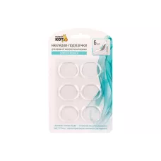 Накладки-подушечки для обуви от мозолей и натирания, самоклеящиеся, в наборе 6 шт