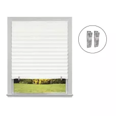 Самоклеящиеся шторы-плиссе Skandi, размер 60х160см, цвет белый