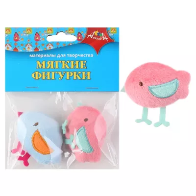 Мягкие фигурки "Птички" 2 шт