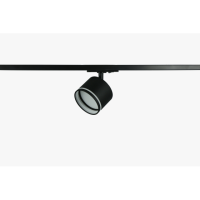Трековый светильник ЭРА под лампу Gx53 TR75 - GX53 BK, черный с акрил. кольцом 1/50 Трековый светильник ЭРА под лампу Gx53 TR75 - GX53 BK, черный с акрил. кольцом 1/50