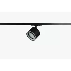 Трековый светильник ЭРА под лампу Gx53 TR75 - GX53 BK, черный с акрил. кольцом 1/50