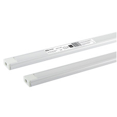 TDM Алюминиевый профиль накладной 1506 (2 м), матовый рассеиватель, 2 заглушки, 4 крепежа 1/40