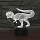 Ночник Camelion NL-405 "Динозавр" (наст. свет) LED 3Вт, RGB, USB 3 АА (в комплект не входят)