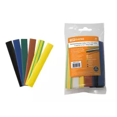 Термоусаживаемая трубка ТУТнг 10/5 набор (7 цветов по 3 шт. 100мм) TDM /мин.пар.5упак