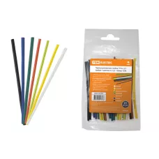 Термоусаживаемая трубка ТУТнг 2/1 набор (7 цветов по 3 шт. 100мм) TDM /мин.пар.5упак