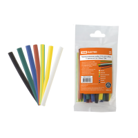 Термоусаживаемая трубка ТУТнг 6/3 набор (7 цветов по 3 шт. 100мм) TDM Термоусаживаемая трубка ТУТнг 6/3 набор (7 цветов по 3 шт. 100мм) TDM