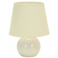 Настольный светильник с абажуром LEEK TL ALICE 01 MILKY E14 60Вт 170х170х220мм, молочный