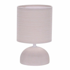 Настольный светильник с абажуром LEEK TL JASMINE 01 BEIGE E14 60Вт 170х170х220мм, бежевый Настольный светильник с абажуром LEEK TL JASMINE 01 BEIGE E14 60Вт 170х170х220мм, бежевый