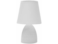 Настольный светильник с абажуром LEEK TL KATE 02 LIGHT GREY E14 60Вт 120х120х210мм, счетло-серый