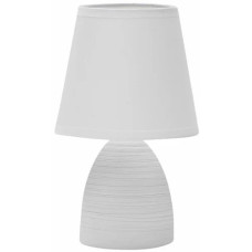 Настольный светильник с абажуром LEEK TL KATE 02 LIGHT GREY E14 60Вт 120х120х210мм, счетло-серый