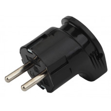 Вилка с/з угловая ЭРА 16A черная Vx3-B 24/480 Вилка с/з угловая ЭРА 16A черная Vx3-B 24/480