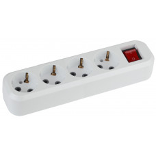 Колодка розеточная 4гн, с зазeмл, выкл KX-4es ЭРА /20 Колодка розеточная 4гн, с зазeмл, выкл KX-4es ЭРА /20