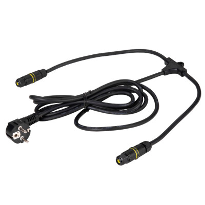 Комплект соединительный для прожекторов (тройник) WOLTA WPC-PCD/01B, черный