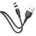 Кабель X52 Lightning-USB магнитный черный, 1 метр hoco 2/31/310