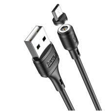 Кабель X52 MicroUSB - USB магнитный, черный, 1 метр hoco /31/310