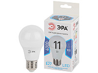 ЭРА Лампа светодиодная STD LED A60-11W-840-E27 E27 11 Вт груша холодный дневной свет
