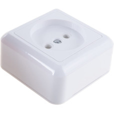 Розетка 1-м ОП Оптима РА10-375 10А IP20 без заземл. с монтаж. пластиной бел. Кунцево Розетка 1-м ОП Оптима РА10-375 10А IP20 без заземл. с монтаж. пластиной бел. Кунцево