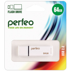 Perfeo USB флэш-диск 64GB C01G02 White 10/100