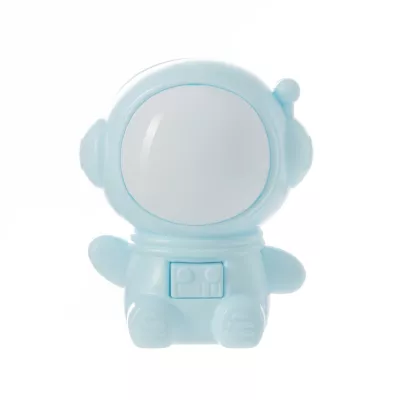 Ночник «Приветливый космонавт» 1Вт LED 4000-6000К голубой 10х9х11,5см Ночник «Приветливый космонавт» 1Вт LED 4000-6000К голубой 10х9х11,5см