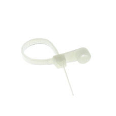 Хомут EKF PROxima 3,6х100 мм, нейлоновый, с монтажным отверстием, белый (100шт) 10/350 Хомут EKF PROxima 3,6х100 мм, нейлоновый, с монтажным отверстием, белый (100шт) 10/350