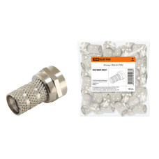 Штекер F TDM RG6 б/п /100 Штекер F TDM RG6 б/п /100