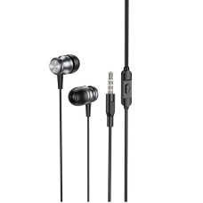 BOROFONE наушники внутриканальные с микрофоном BM75 металический серый /1000