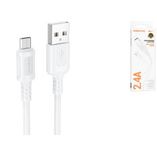 Кабель BX111 Micro белый BOROFONE Кабель BX111 Micro белый BOROFONE