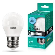 Camelion Лампа светодиодная LEDRB/5 G45 5Вт E27 4000К 10/100
