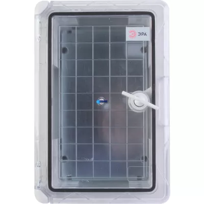 Бокс ЭРА ЩМП-П (300х200х130) IP65 УХЛ1 прозрачная дверь серый Бокс ЭРА ЩМП-П (300х200х130) IP65 УХЛ1 прозрачная дверь серый