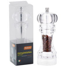 Перцемолка ручная PICCANTE, р-р 6*18,5 см, акрил, жернова из керамики 1/12 Перцемолка ручная PICCANTE, р-р 6*18,5 см, акрил, жернова из керамики 1/12