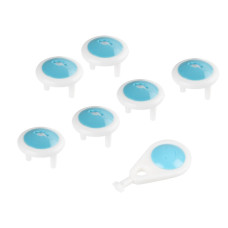 Заглушки в розетку от детей Рыжий кот (набор 6 шт заглушек + 1ключ) 3/24