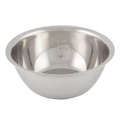 Миска Bowl-Roll-20, объем 1500 мл, из нерж стали, зеркальная полировка, диа 20 см