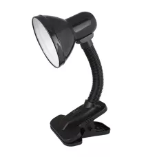Настольный светильник с прищепкой Ultraflash UF-320P  C02 230В, 60Вт, E27,черный (пакет) 1/70