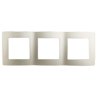 Рамка на 3 поста, Эра12, 12-5003-15 ЭРА перламутр 15/150 Рамка на 3 поста, Эра12, 12-5003-15 ЭРА перламутр 15/150
