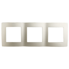 Рамка на 3 поста, Эра12, 12-5003-15 ЭРА перламутр 15/150