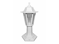 Садово-парковый светильник НТУ 06-60-001 У1"Оскар1"шестиг,стойка,пластик,ромб,рельеф,белый