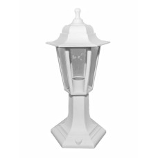 Садово-парковый светильник НТУ 06-60-001 У1"Оскар1"шестиг,стойка,пластик,ромб,рельеф,белый