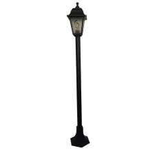 Садово-парковый светильник НТУ 04-60-002 У1"Оскар4"четырехг,стойка h=1m,пласт,ромб,рельеф,черный Садово-парковый светильник НТУ 04-60-002 У1"Оскар4"четырехг,стойка h=1m,пласт,ромб,рельеф,черный