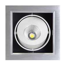 Светильник встраиваемый Jazzway PSP-S 111 1x9W 4000K 24° IP40, grey, карданный Светильник встраиваемый Jazzway PSP-S 111 1x9W 4000K 24° IP40, grey, карданный