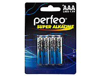 Батарейка PERFEO  LR03/4BL Super Alkaline /120/960