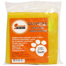 Салфетка вискозная универсальная 30х30см (5 шт) Рыжий кот /4 Салфетка вискозная универсальная 30х30см (5 шт) Рыжий кот /4